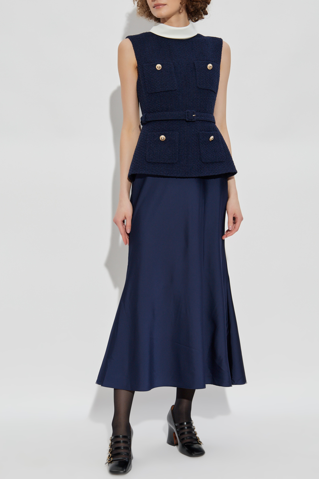 ワンピース lor Sleeveless Coat Dress Joseph Ribkoff Sleeveless Sheath Knee-Length Dress Style